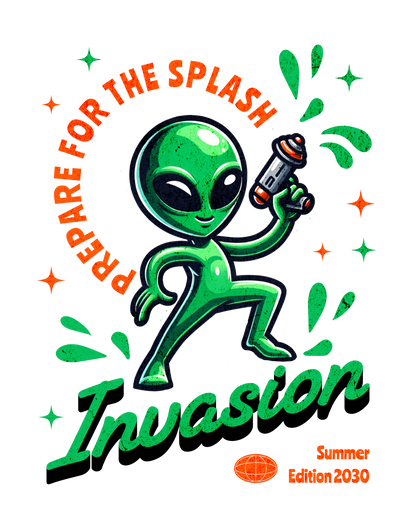 Alien Invasion Funny Summer Y2k Retro